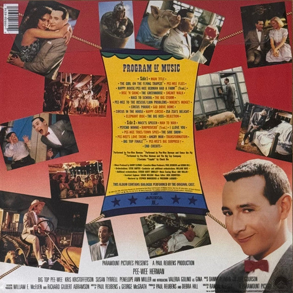 Danny Elfman : Big Top Pee-Wee (The Original Soundtrack Album) (LP, Album, RSD, Pic)