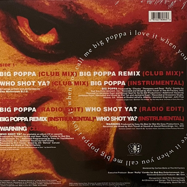 The Notorious B.I.G.* : Big Poppa (Remix) (12", RSD, Red)