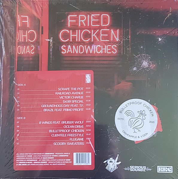 Crimeapple & V Don : Bulletproof Chicken (LP)