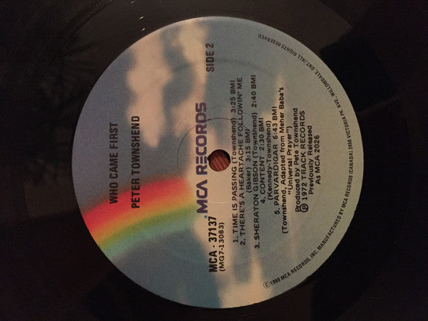 Pete Townshend : Who Came First (LP, RE)