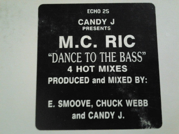 M.C. Ric : Dance To The Bass (12", Promo)