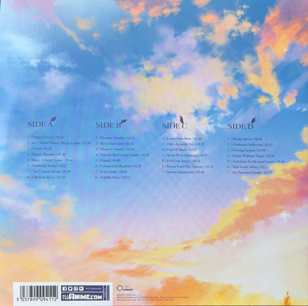 Yoshiaki Fujisawa, Yuiko Ohara : Mushoku Tensei Original Soundtrack 1 (2xLP, Gat)
