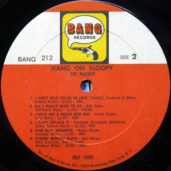 The McCoys : Hang On Sloopy (LP, Album, Mono)