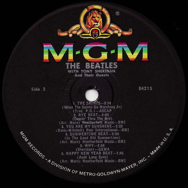 The Beatles With Tony Sheridan : The Beatles With Tony Sheridan And Guests (LP, Comp, Mono)