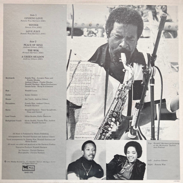 Wendell Harrison : Organic Dream (LP, Album)