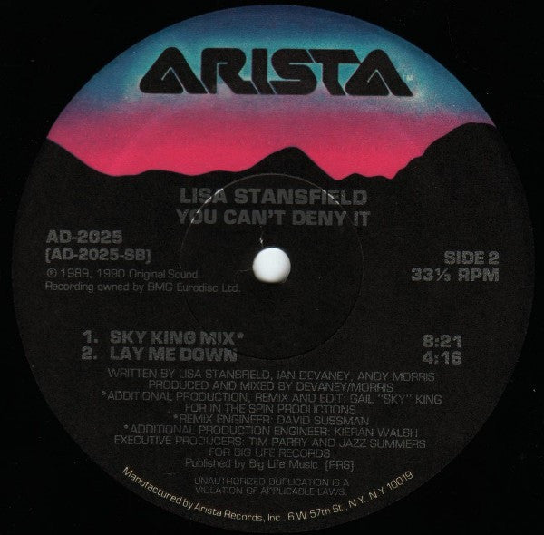 Lisa Stansfield : You Can't Deny It (12")