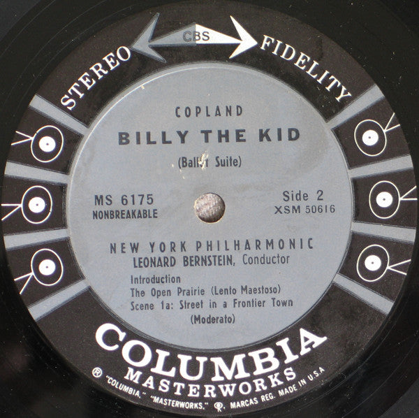 Aaron Copland - Leonard Bernstein, New York Philharmonic : Billy The Kid / Rodeo (LP, Album)