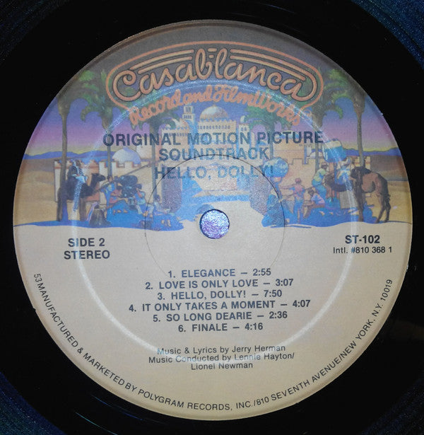 Barbra Streisand, Louis Armstrong : Hello, Dolly! (Original Motion Picture Soundtrack Album) (LP, RE)