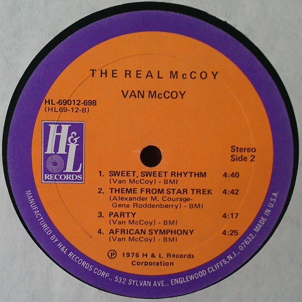 Van McCoy : The Real McCoy (LP, Album, She)