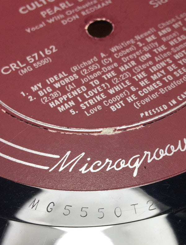 Pearl Bailey : Cultured Pearl (LP, Album, Mono)