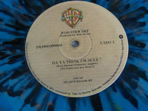 Rod Stewart : Da Ya Think I'm Sexy? / Scarred And Scared (12", Dee)