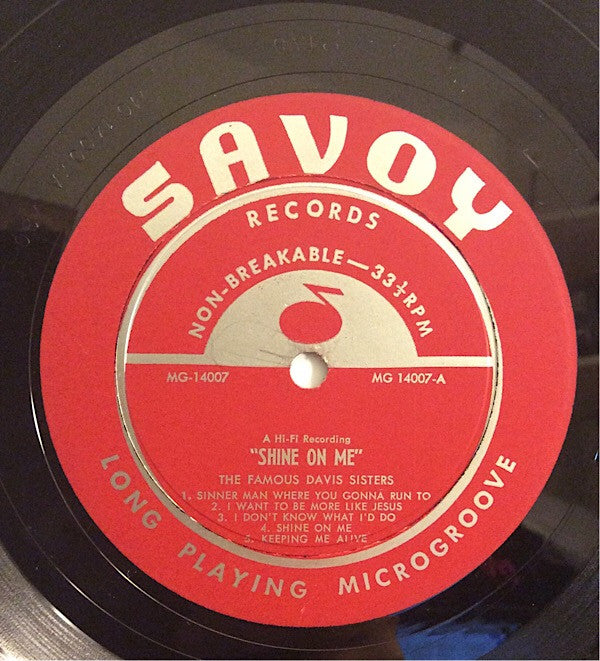 The Davis Sisters (2) : Shine On Me (LP, Album)