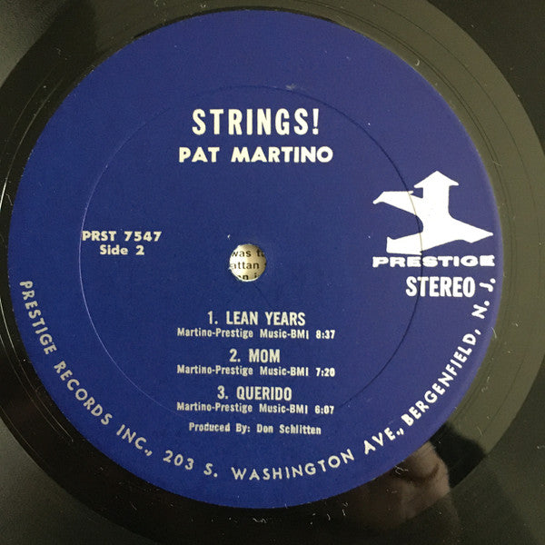 Pat Martino : Strings! (LP, Album)