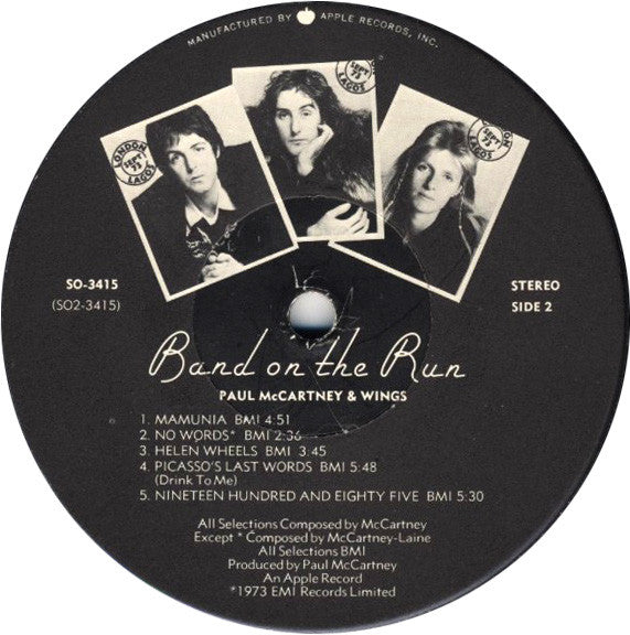 Paul McCartney & Wings* : Band On The Run (LP, Album)
