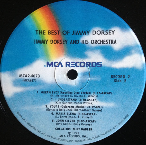 Jimmy Dorsey : The Best Of Jimmy Dorsey (2xLP, Comp)