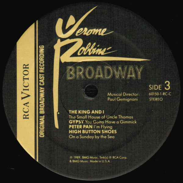 "Jerome Robbins' Broadway" Original Broadway Cast : Jerome Robbins' Broadway (Original Broadway Cast Recording) (2xLP + Box)