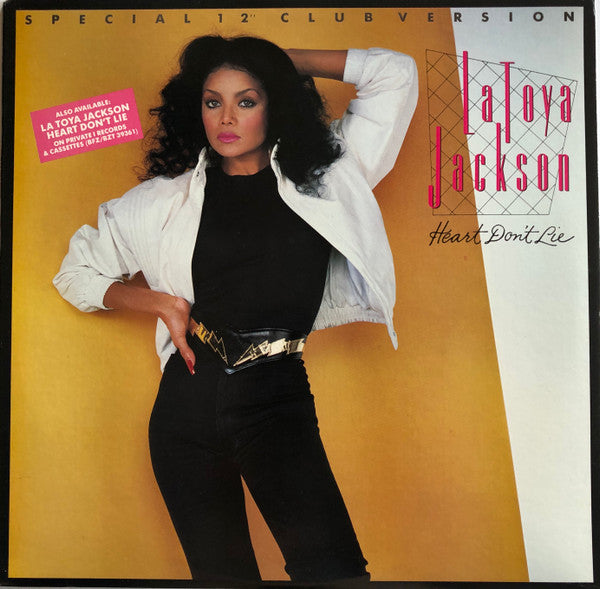 Buy La Toya Jackson : Heart Don't Lie (12") Online for a great price  Paul  Rose