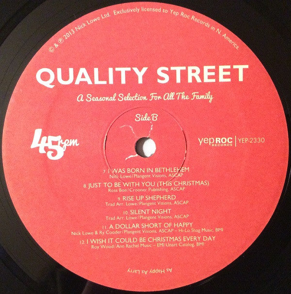 Nick Lowe : Quality Street (LP, Album, 180 + CD, Album)