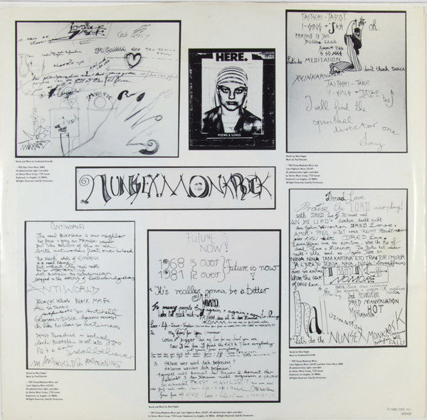 Nina Hagen : Nunsexmonkrock (LP, Album, Ter)
