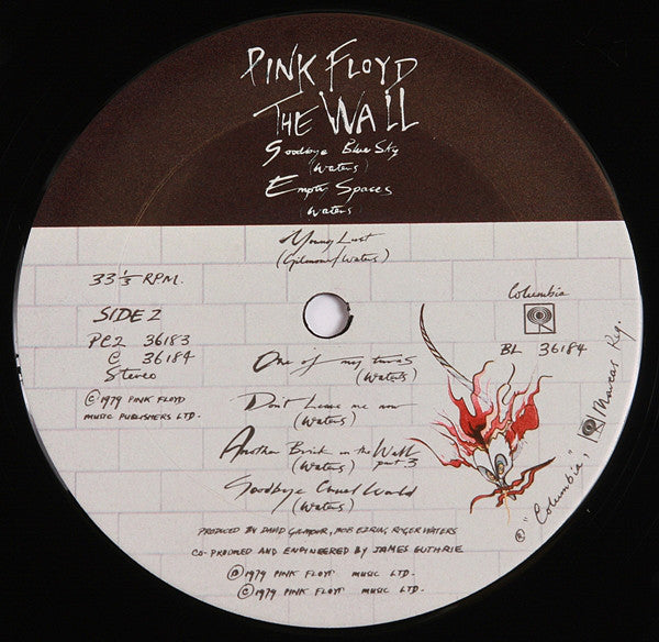 Pink Floyd : The Wall (2xLP, Album, Ter)