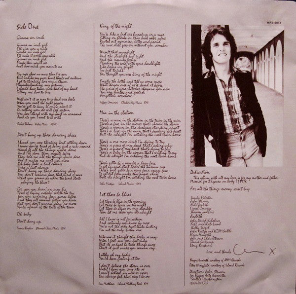 Iain Matthews : Stealin' Home (LP, Album, PRC)