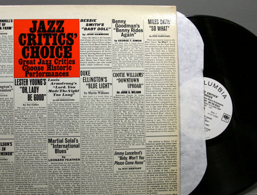 Various : Jazz Critics' Choice (LP, Comp, Mono, Promo)