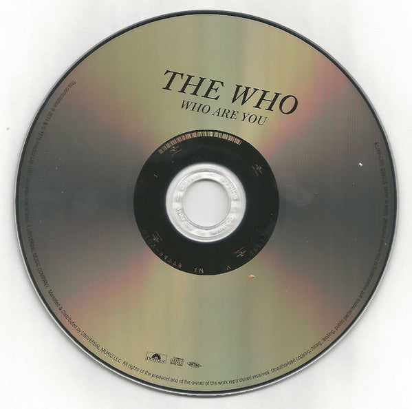 The Who = The Who : Who Are You = フー・アー・ユー (CD, Album, Ltd, Num, RE, RM, Pap)