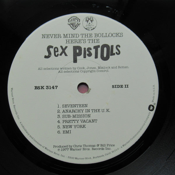 Sex Pistols : Never Mind The Bollocks Here's The Sex Pistols (LP, Album, Club, SXT)