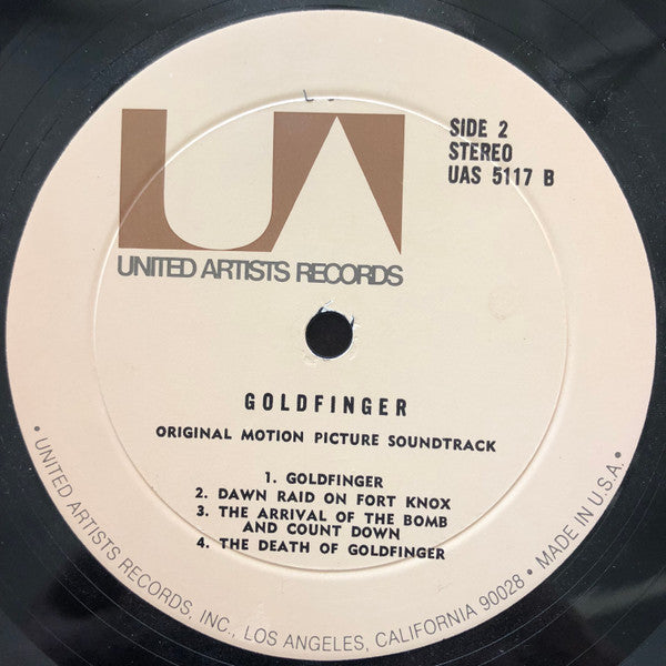 John Barry : Goldfinger (Original Motion Picture Soundtrack) (LP, RE)