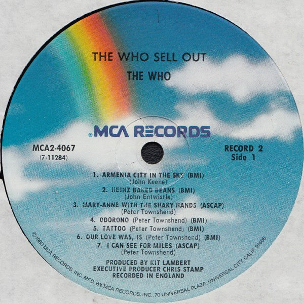 The Who : A Quick One (Happy Jack) / The Who Sell Out (2xLP, Comp, RE, Pin)