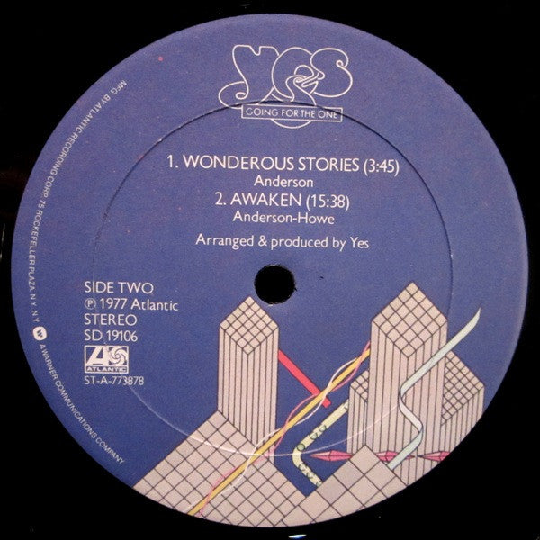 Yes : Going For The One (LP, Album, PRC)
