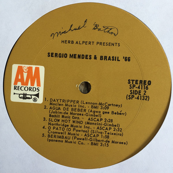 Sergio Mendes & Brasil '66* : Herb Alpert Presents Sergio Mendes & Brasil '66 (LP, Album)
