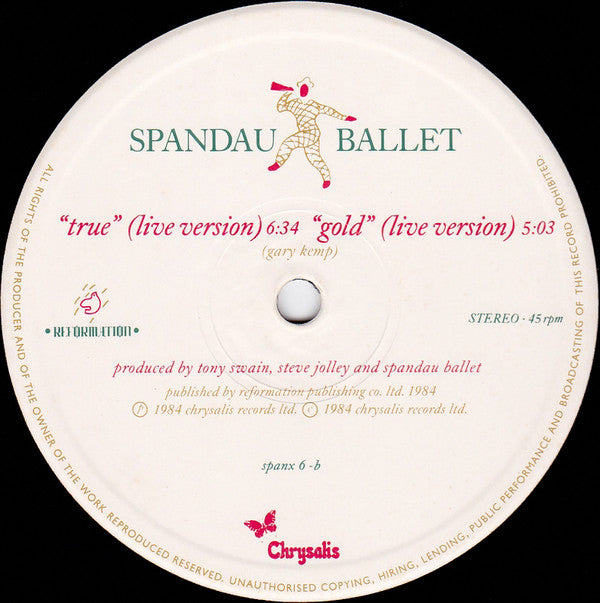 Spandau Ballet : Round And Round (12", Single)