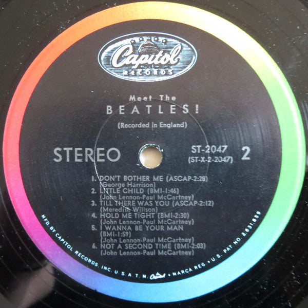 The Beatles : Meet The Beatles! (LP, Album, RP)