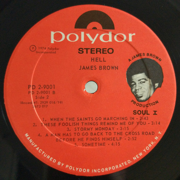 James Brown : Hell (2xLP, Album, PRC)