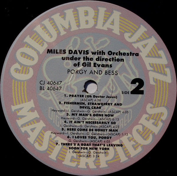 Miles Davis : Porgy And Bess (LP, Album, RE, RM)