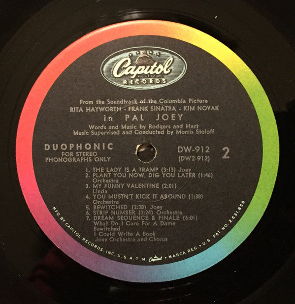 Rodgers & Hart, Rita Hayworth, Frank Sinatra, Kim Novak (2) : Pal Joey (LP, Album, Duo)