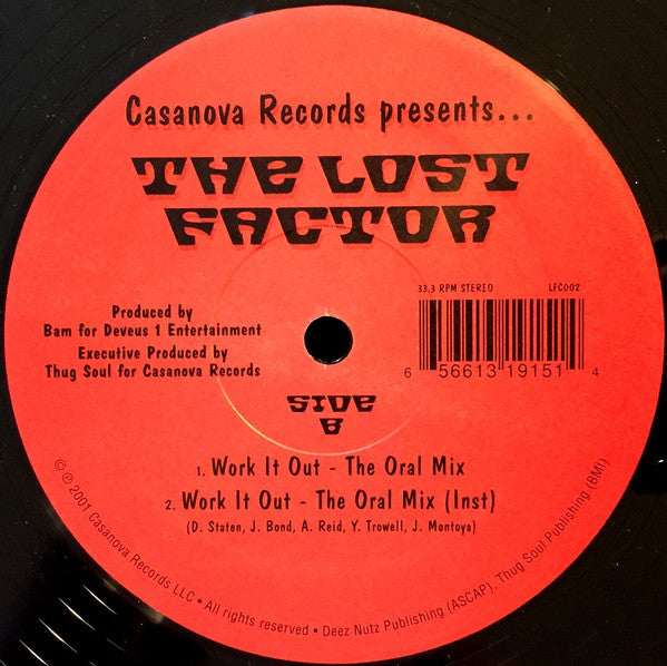 The Lost Factor : Work It Out (12")