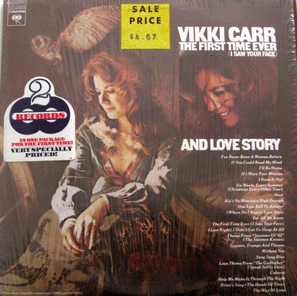 Vikki Carr : Love Story / The First Time Ever (I Saw Your Face) (2xLP, Album)