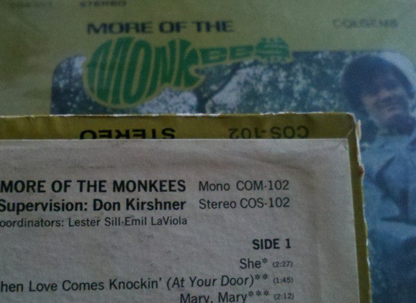 The Monkees : More Of The Monkees (LP, Album, Mono)