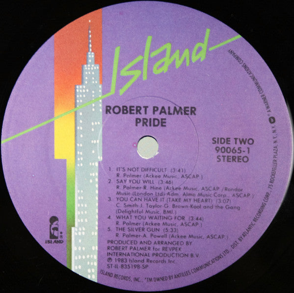 Robert Palmer : Pride (LP, Album, Spe)