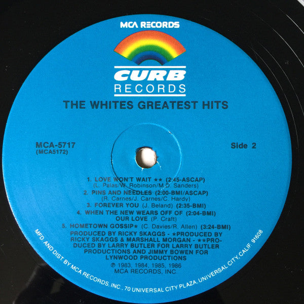 The Whites : Greatest Hits (LP, Comp)