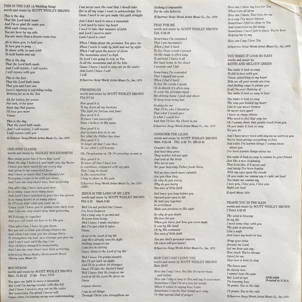 Scott Wesley Brown : One Step Closer (LP, Album)