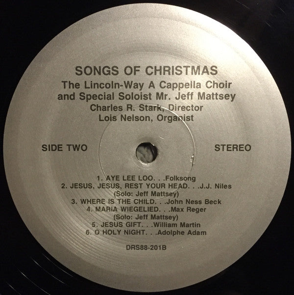 Lincoln-Way High School Music Department : Songs Of Christmas (LP)