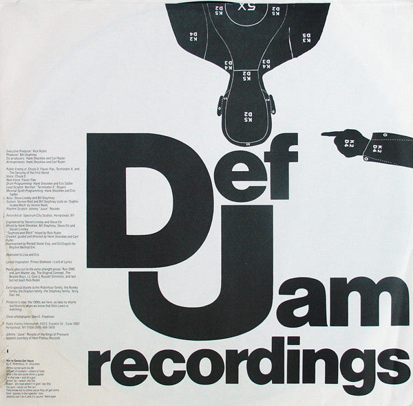 Public Enemy : Yo! Bum Rush The Show (LP, Album)