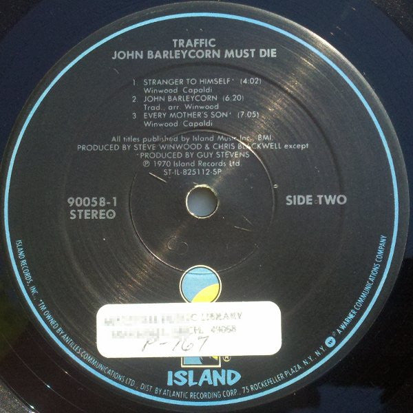 Traffic : John Barleycorn Must Die (LP, Album, RE)