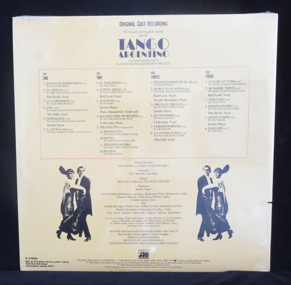 Claudio Segovia & Héctor Orezzoli : Tango Argentino - Original Cast Recording (2xLP, Album)