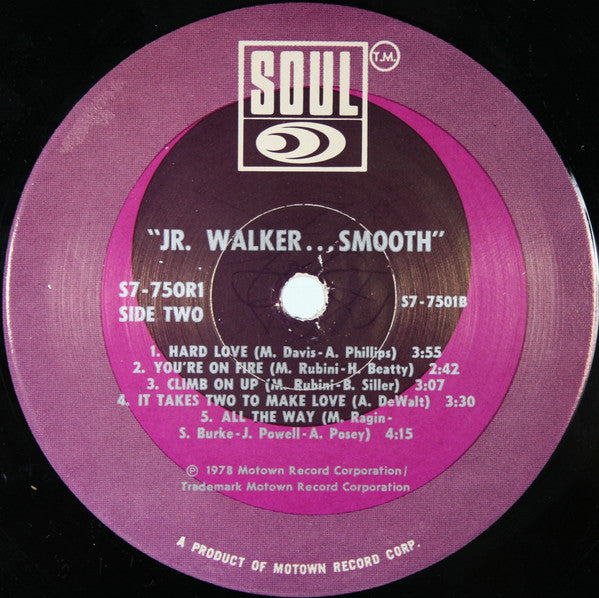 Junior Walker : Smooth (LP, Album)