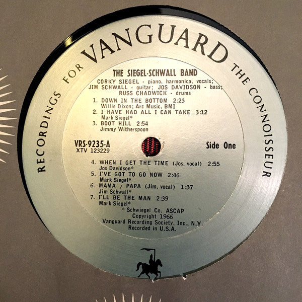 The Siegel-Schwall Band : The Siegel-Schwall Band (LP, Album, Mono, Pit)