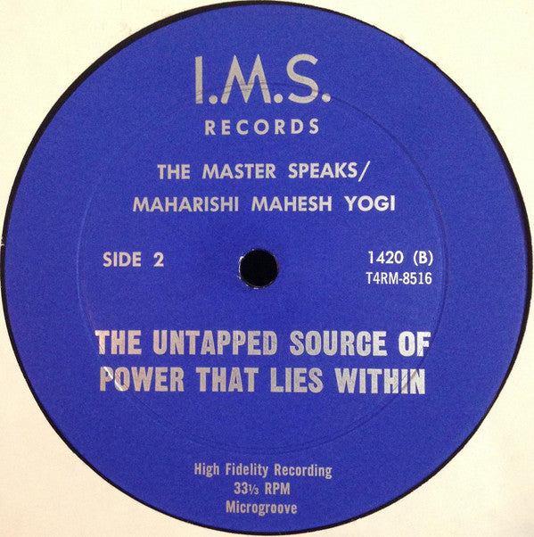 Maharishi Mahesh Yogi : The Master Speaks (LP, Album)